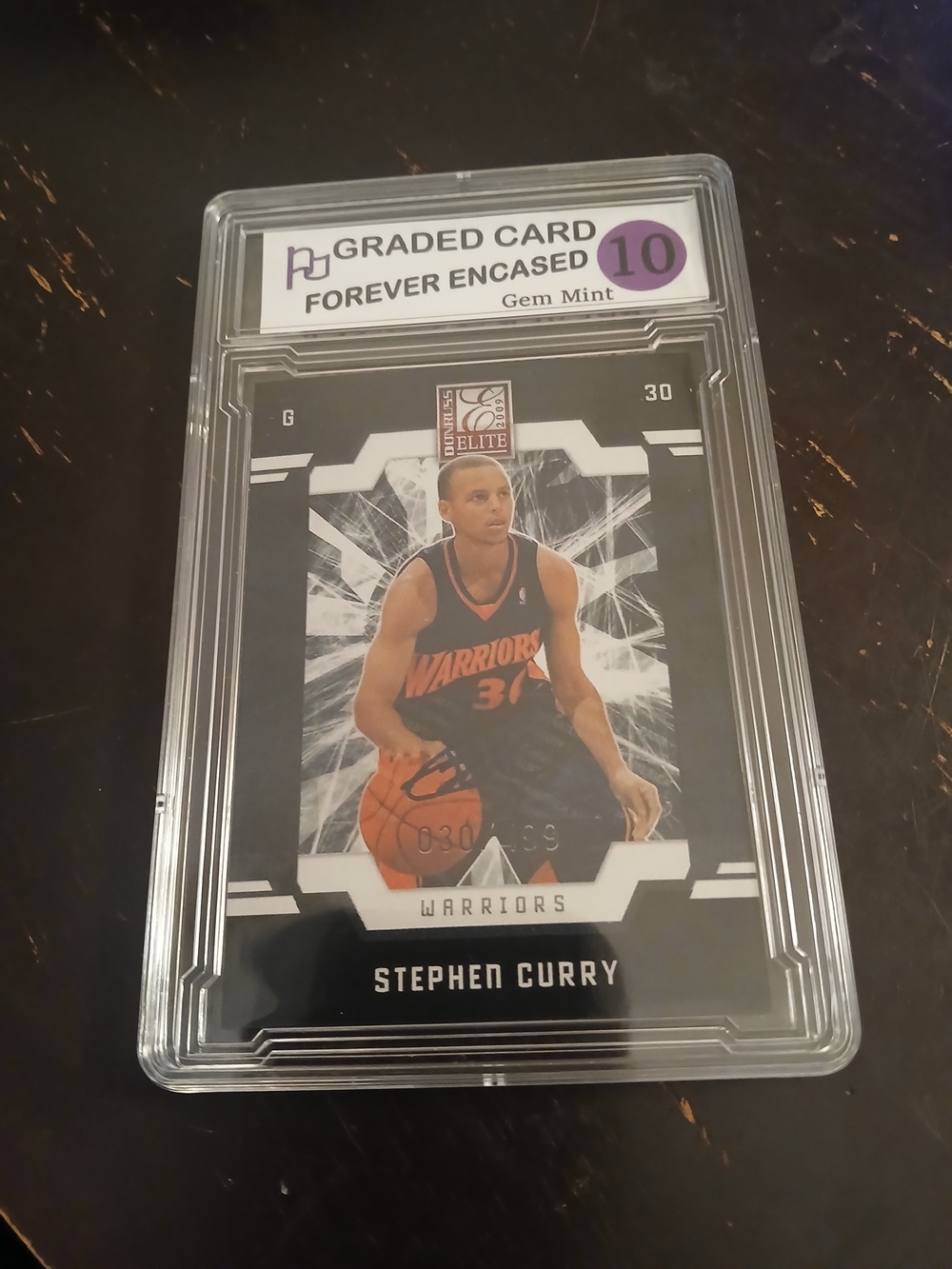 Stephen Curry Rookie Autographed Facsimile Novelty Not Orignal Basketball Card